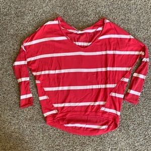 Free people baggy 3/4 shirt